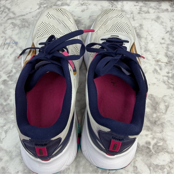 SAUCONY Guide 15 Women’s Sz 8.5 Gray Blue Gold Running Athletics Training Shoes - Picture 8 of 12